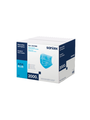 Blue face mask 3 layers